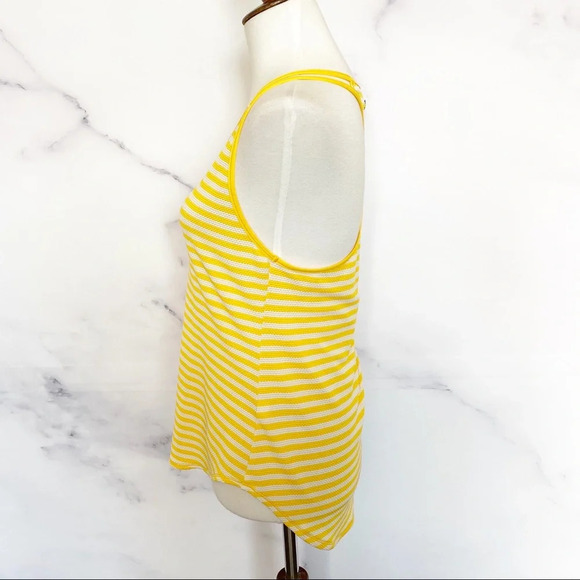CALIA by Carrie Underwood Move Yellow Stripe Tank - Picture 5 of 10